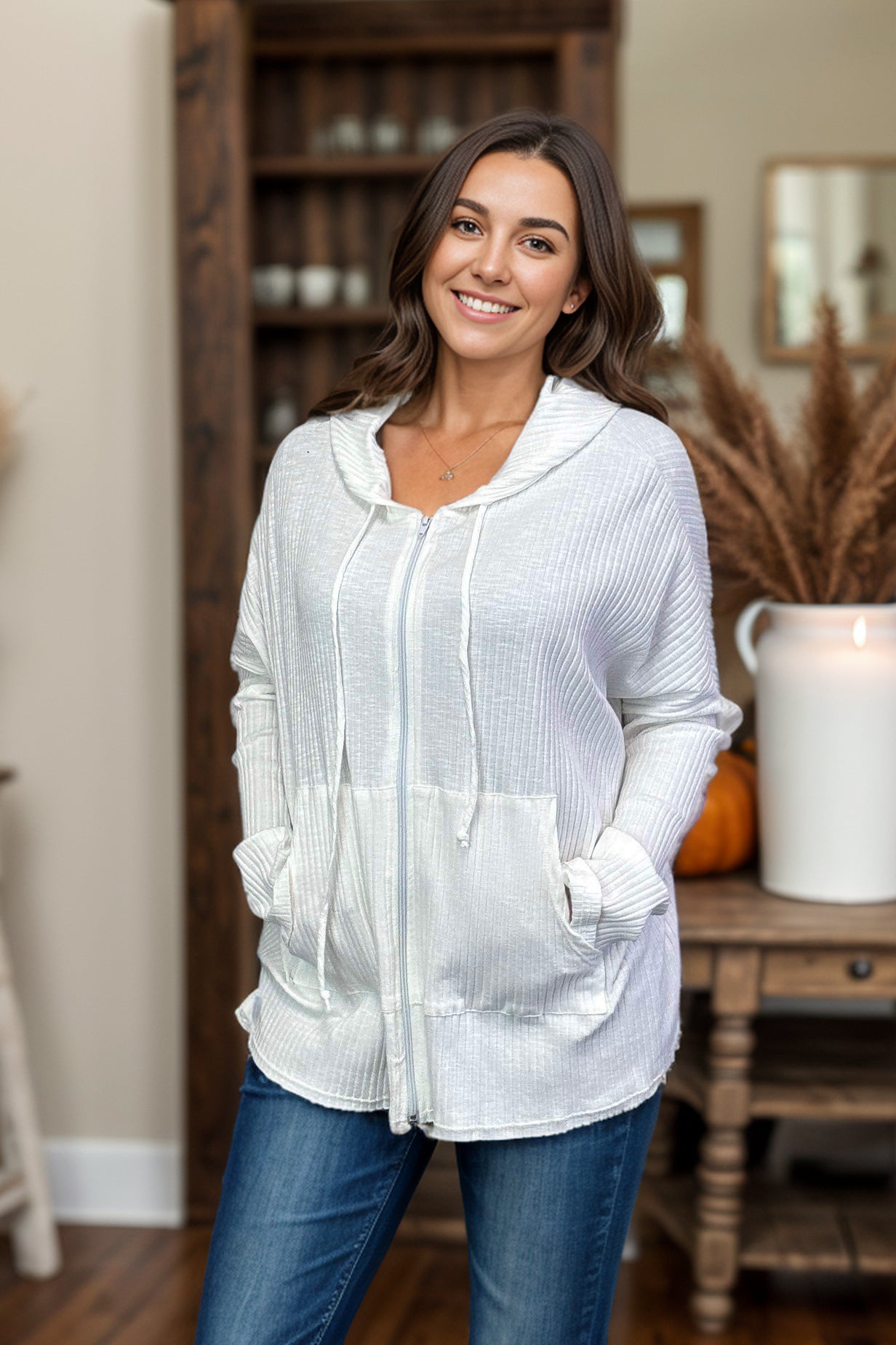 Fashion Flurry - Zip Up Hoodie