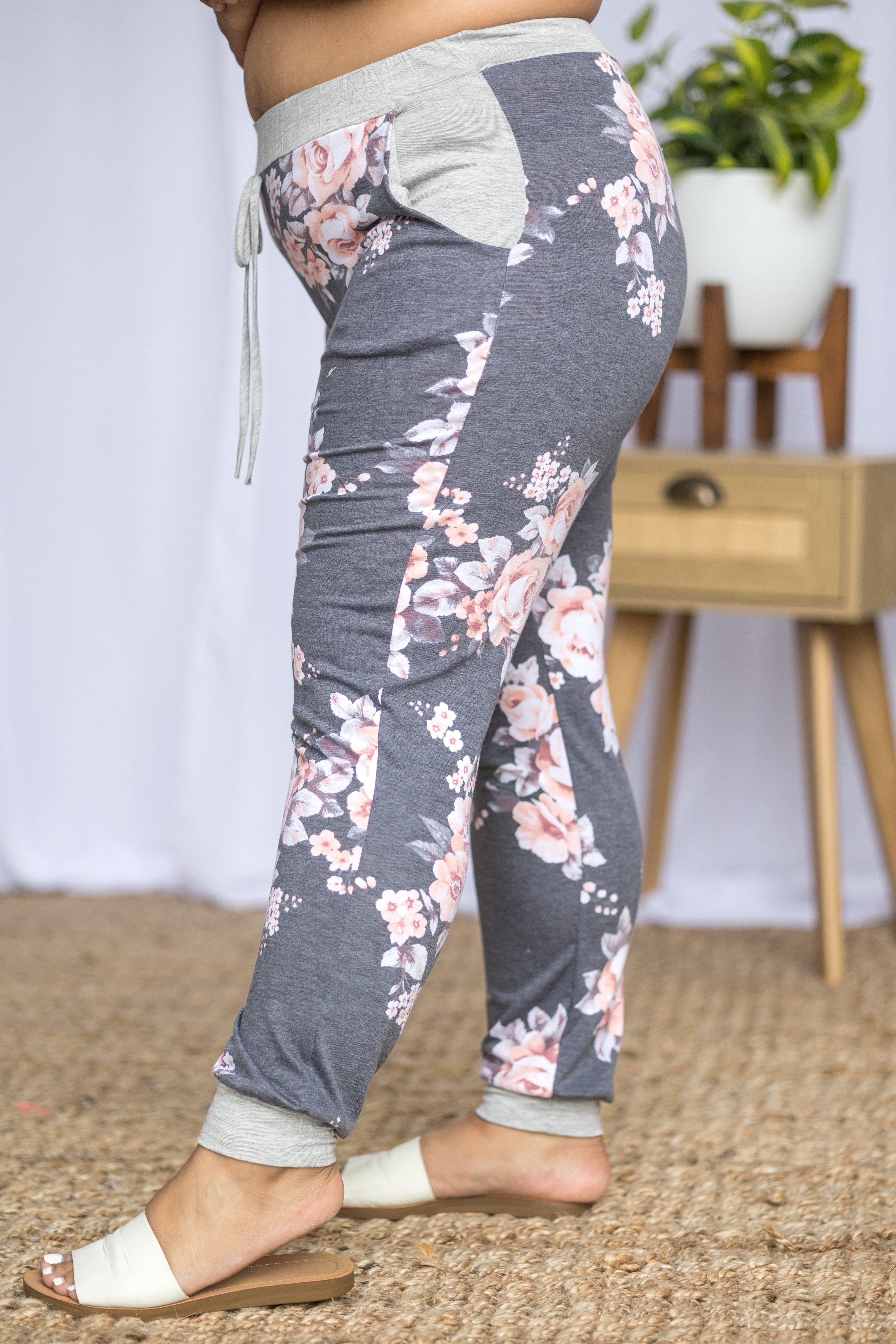 Floral Path Joggers