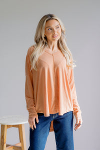 Burnished Horizon Long Sleeve Top