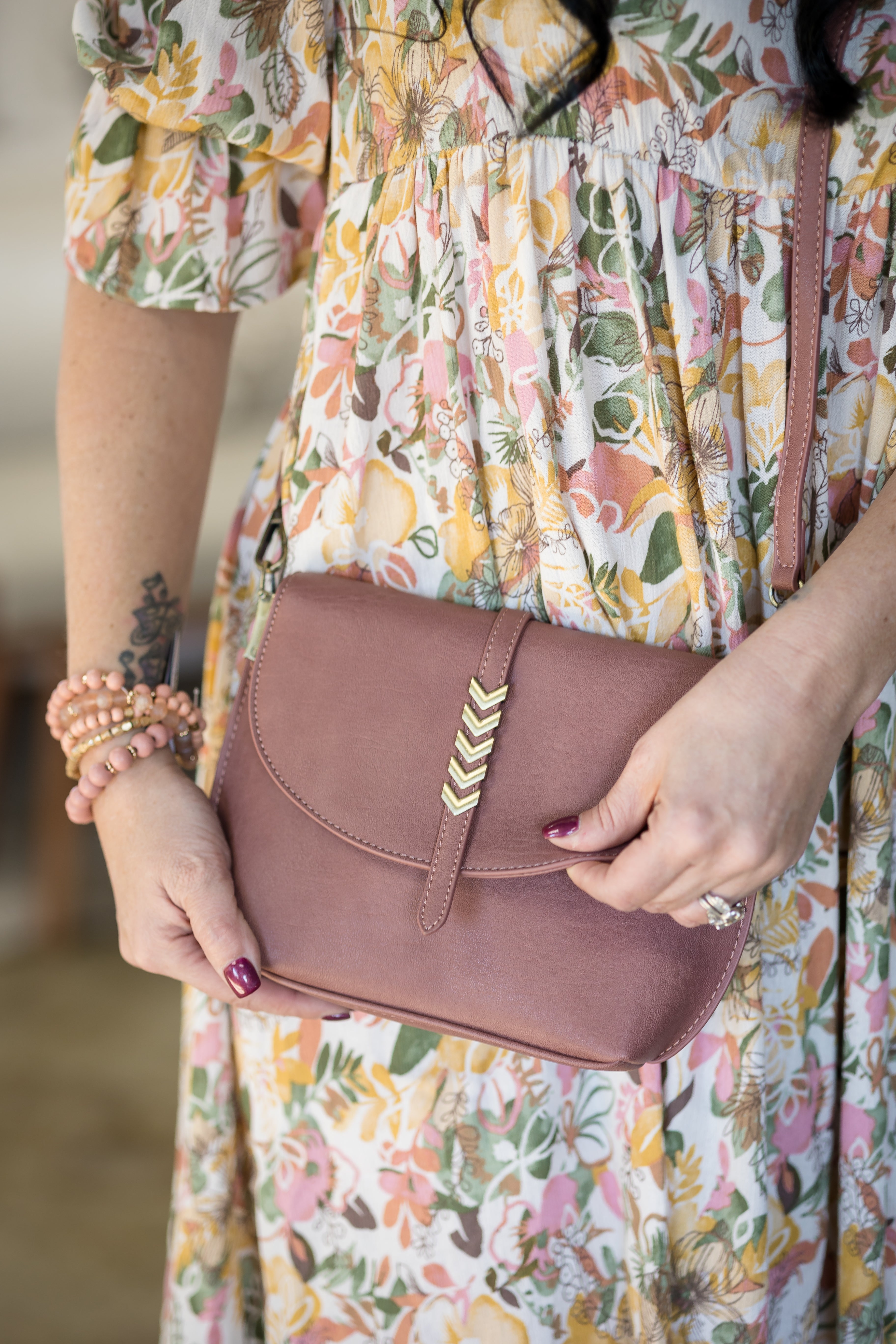 Mauve About You - Crossbody