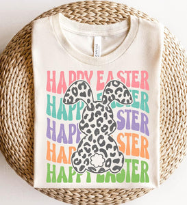 Leopard Bunny Happy Easter