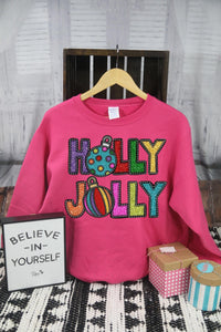 Faux Glitter Sweatshirts PRESALE