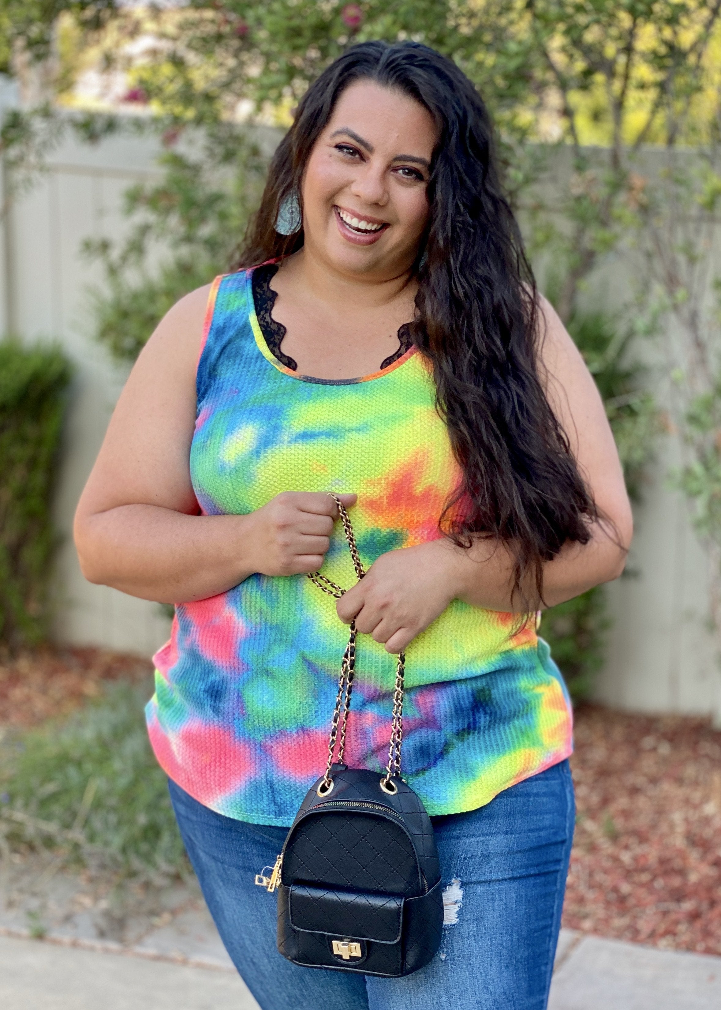 80's Remix Tie Dye Tank