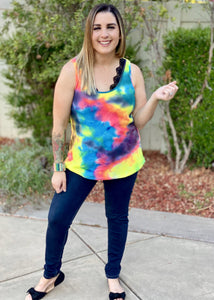 80's Remix Tie Dye Tank